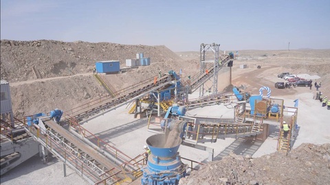 На карьере Асаукак запущен дробильно-сортировочный комплекс