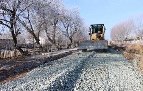 Бозатаўда көшелер асфальтланбақта