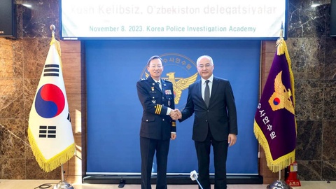 Өзбекстан делегациясы Корея полициясының тергеу академиясының қызметін зерделеді