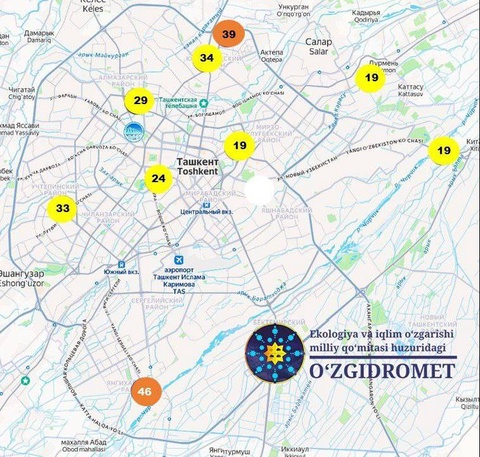 9 декабр ҳавои Тошканд мусаффо ва бехавфтар гардид