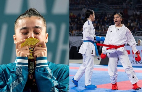 Гульшан Алимардонова - первая в истории Узбекистана чемпионка мира по карате среди женщин