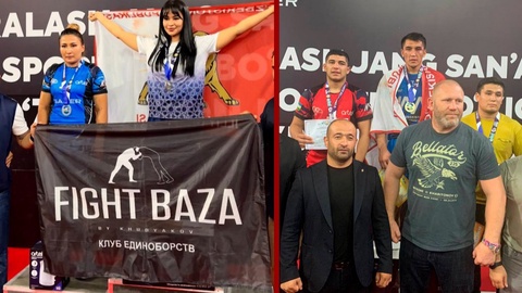 Варзишгарони ғолиб ба Албания роҳхат гирифтанд