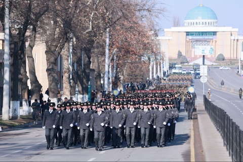 Toshkentda harbiy boʻlinmalarning paradi boʻlib oʻtdi