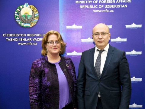 Furqat Sidikov USAIDning Oʻzbekistondagi missiyasi rahbari bilan uchrashdi