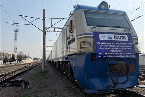 Xitoy — Qirgʻiziston — Oʻzbekiston — Tojikiston yoʻnalishida ilk pilot konteyner poyezdi yoʻlga qoʻyildi
