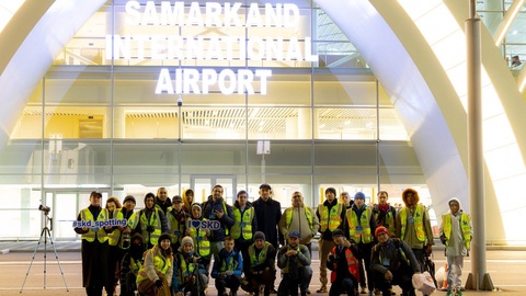 В международном аэропорту Самарканда состоялся третий официальный авиаспоттинг