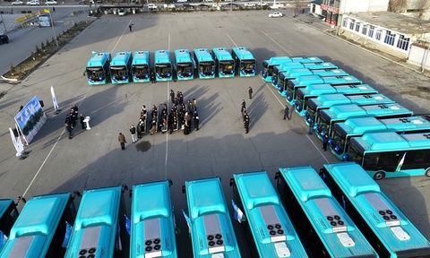 Buxoroga yana 25 ta zamonaviy avtobus olib kelindi