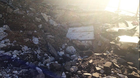 A residential building collapsed in Tehran, leaving people trapped under the rubble