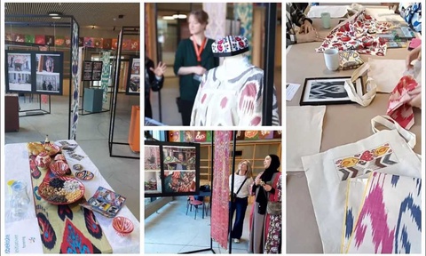 Daniyada oʻzbek madaniy merosiga bagʻishlangan “Qoʻlda toʻqish sanʼati – Abrbandi” nomli koʻrgazma boʻlib oʻtayapti