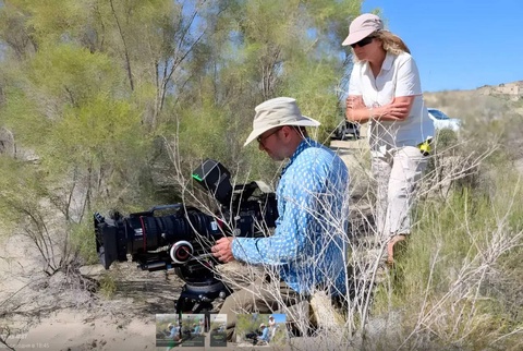 The BBC is making a documentary about the wildlife of Aralkum