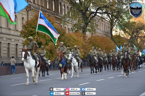 Toshkentda “Otliq kavaleriya paradi” boʻlib oʻtdi