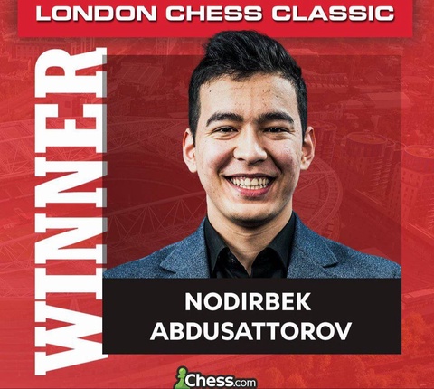 Нодирбек Абдусатторов - чемпион турнира London Chess Classic!