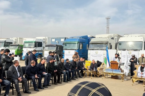 Ўзбекистон Афғонистонга қарийб 400 тонналик навбатдаги инсонпарварлик ёрдамини топширди