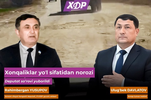 Xonqaliklar yoʻl sifatidan norozi
