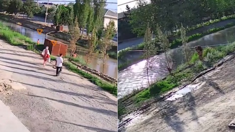 FVV qutqaruvchisi kanalda cho‘kib ketayotgan 3 yoshli bolani qutqarib, uning hayotini saqlab qoldi