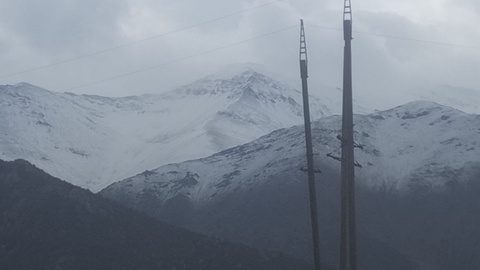 Zomin togʻlariga qor yogʻdi