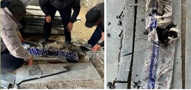 Marmar toshlar orasiga yashirilgan giyohvandlik moddalari fosh etildi