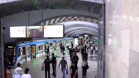 В Ташкентском метро усилили движение поездов: утром было перевезено более 288 тысяч пассажиров