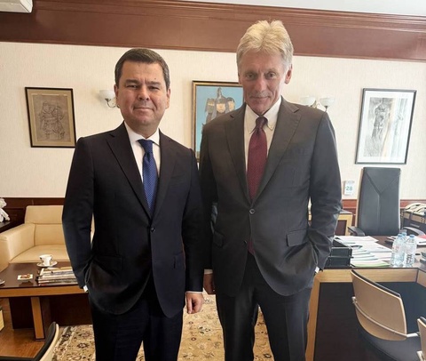 Sherzod Asadov met with the press secretary of the President of Russia