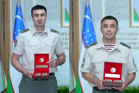Баҳодир Жалолов ва Ҳасанбой Дўсматовга "Подполковник" унвони топширилди
