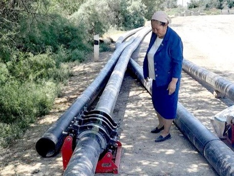 Бүгинге шекем 25 километрден аслам суў тармақлары тартылды