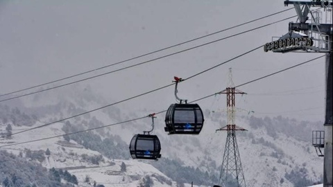 На горнолыжном курорте Амирсой запустили новую канатную дорогу