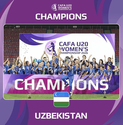 Женская сборная Узбекистана U20 по футболу стала победителем турнира CAFA