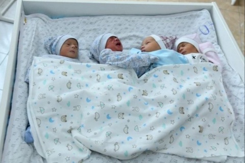 Наманганда 4 эгизак дунёга келди