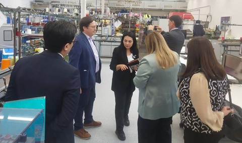 The Uzbek delegation gets acquainted with the German education system