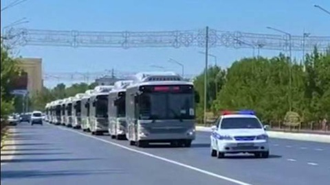 На улицах Карши начнут курсировать 12 новых автобусов «ZHONGTONG»