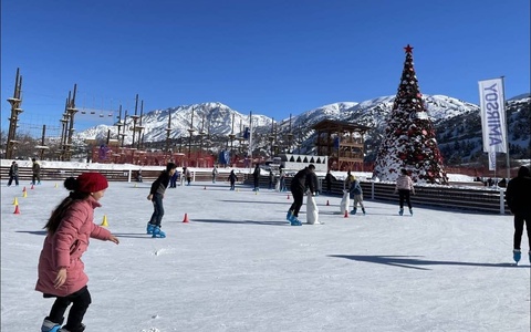 The opening of the first high-altitude ice rink in Uzbekistan took place
