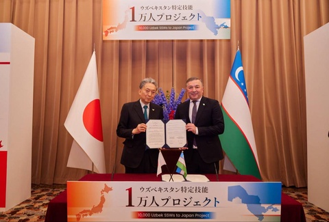 Japan to employ 10,000 Uzbek specialists as part of a joint project