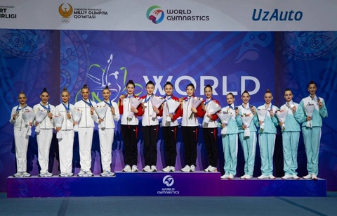 В Ташкенте завершился этап Кубка мира по художественной гимнастике
