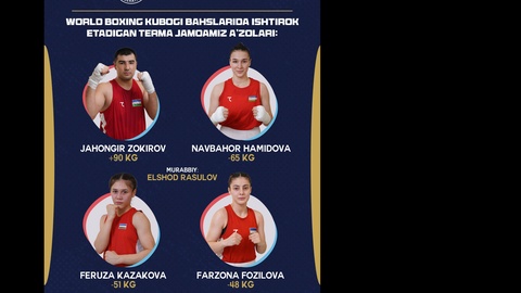 Три боксера Узбекистана - в полуфинале этапа Кубка мира в Бразилии!