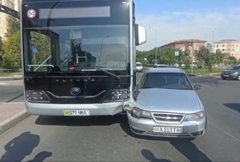 Toshkentda elektrobus ishtirokida YTH sodir etildi