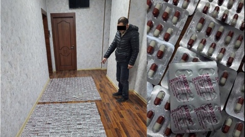 Чегара бузувчисидан катта миқдордаги кучли таъсир қилувчи дорилар мусодара қилинди