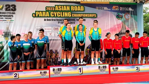 Узбекские велоспортсмены завоевали первые медали на ЧА