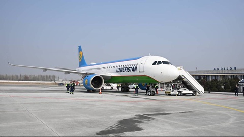 В аэропорту Андижана завершен первый этап реконструкции аэродрома