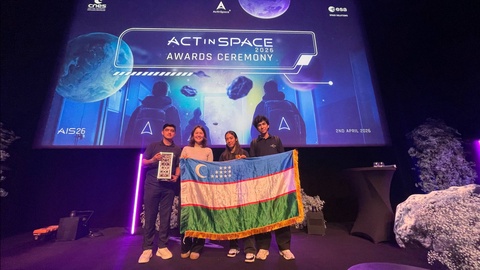 Узбекистан занял 2-е место на международном космическом хакатоне Act In Space