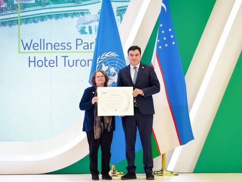 Өзбекстан экологиялық қатынастарды қамтамасыз етуге қосқан үлесі үшін марапатталды