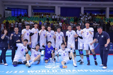 Юношеская сборная Узбекистана по волейболу одержала победу над командой Японии