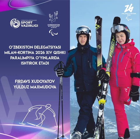 Узбекистанские спортсмены завоевали две лицензии на XIV зимние Паралимпийские игры Милан–Кортина-2026