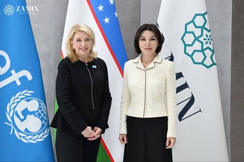 Ziroat Mirziyoyeva and UNICEF Executive Director visited the International Inclusive Hub at the National Agency for Social Protection