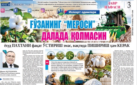 Ғўзанинг “мероси” далада қолмасин ёхуд пахтани фақат ўстириш эмас, вақтида пишириш ҳам керак