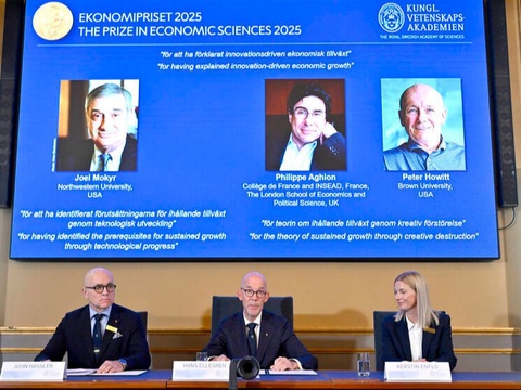 Iqtisodiyot bo'yicha Nobel mukofoti sovrindorlari ma'lum bo'ldi