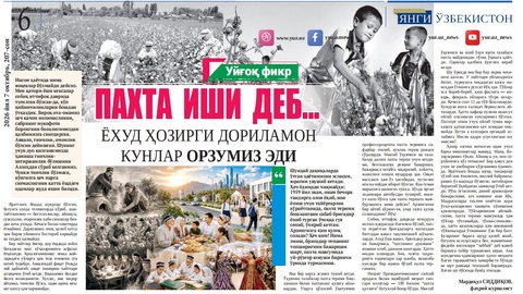 Пахта иши деб...