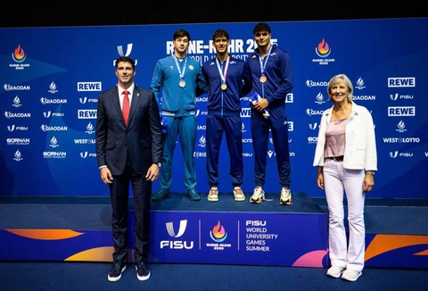 Rhine-Ruhr 2025: swimmer Eldorbek Usmonov wins second medal at the Universiade