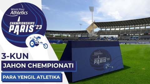 Bugun 5 nafar para atletimiz jahon chempionati medallari uchun bahslarga kirishadi