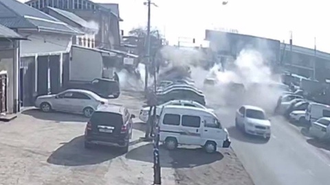 Қашқадарёда Дамас газ баллони портлади