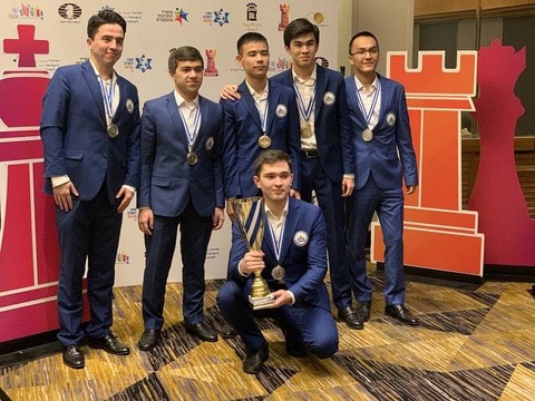 Шахматисты Узбекистана заняли второе место на командном чемпионате мира в Израиле